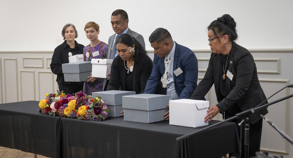 Übergabe der human remains an die Marshallinseln 