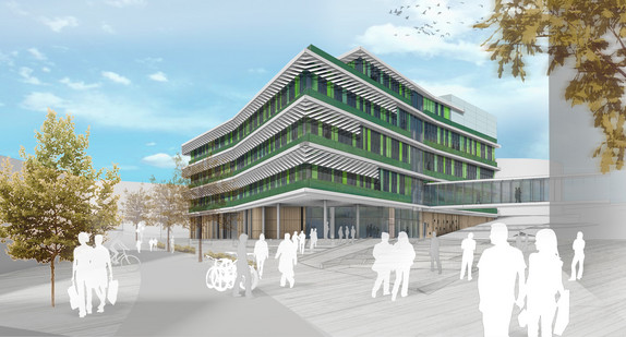 Visualisierung Neubau Pathologie Universitätsklinikum Tübingen