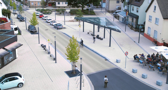 Ernst-Bauer-Platz in Renningen