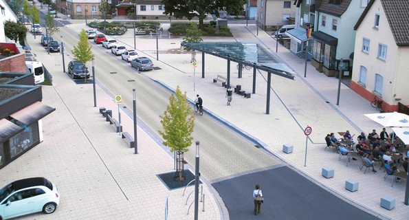 Ernst-Bauer-Platz in Renningen