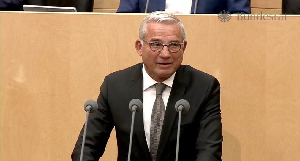 Stv. Ministerpräsident und Innenminister Thomas Strobl spricht im Bundesrat