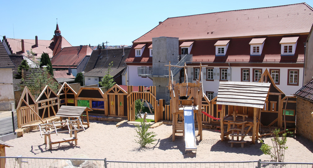 Blick auf das Sternen-Areal in Östringen 