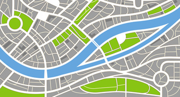 Illustration Stadtplan (Bild: Fotolia/ tovovan)