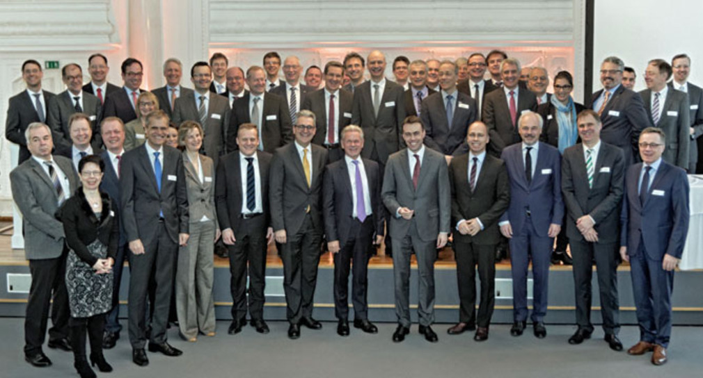 Vertreter der Partnerorganisationen bei der Auftaktveranstaltung für die "Allianz Industrie 4.0 Baden-Württemberg