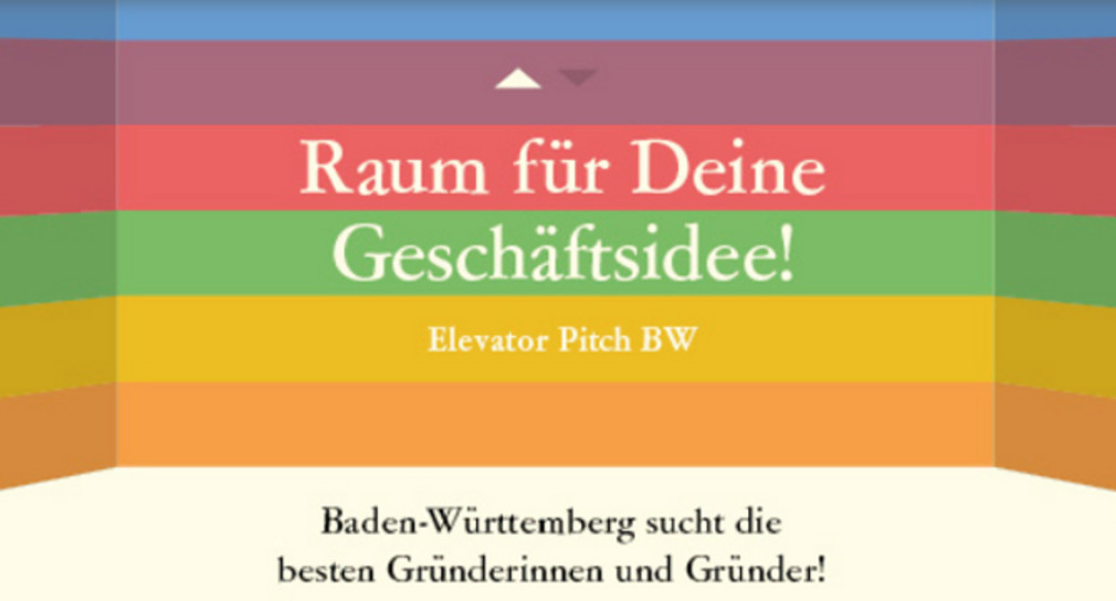 Logo von "Elevator Pitch BW"