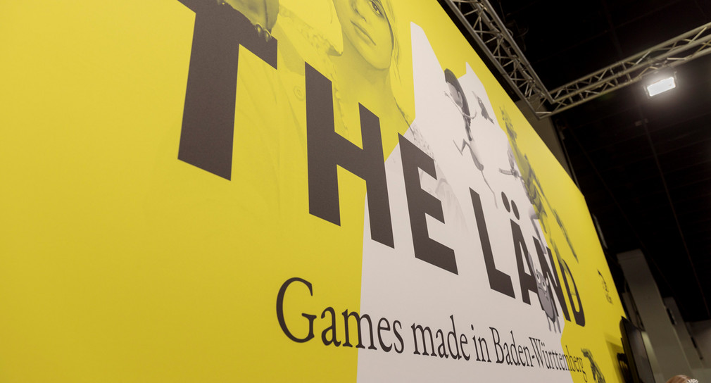 Messestand "The Länd" auf der Gamescom