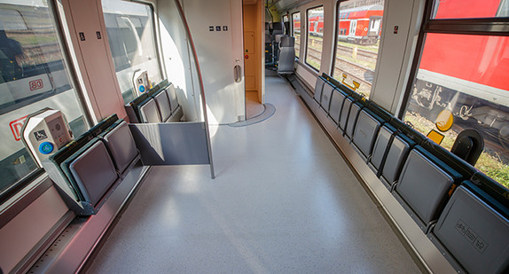 Innenansicht der neuen Talent-2-Fahrzeuge (Bilderquelle: © Gottfried Stoppel)