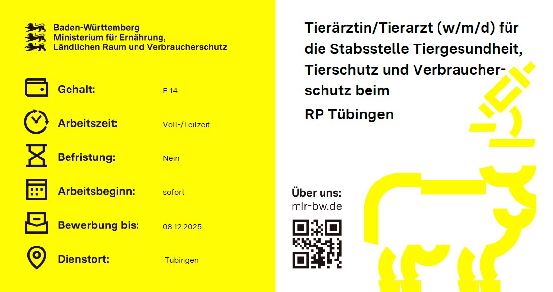  Tierärztin / Tierarzt (w/m/d)