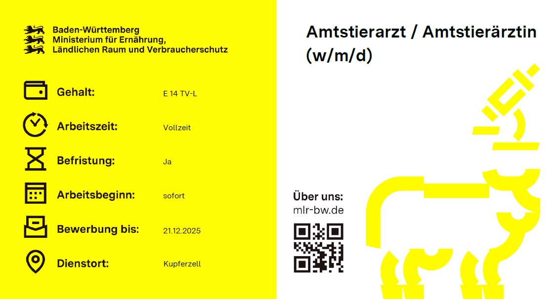  Amtstierärztin / Amtstierarzt (w/m/d)