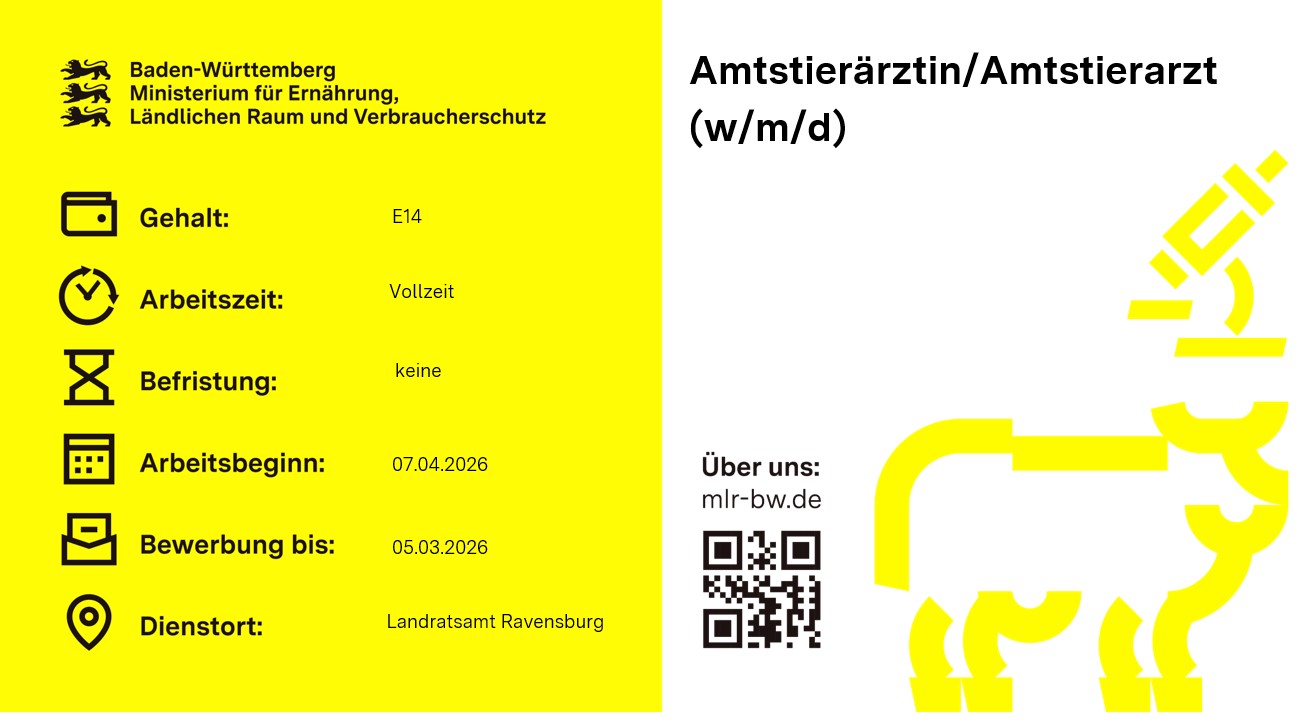 Amtstierärztin / Amtstierarzt (w/m/d)