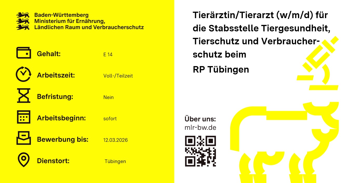  Tierärztin / Tierarzt (w/m/d)