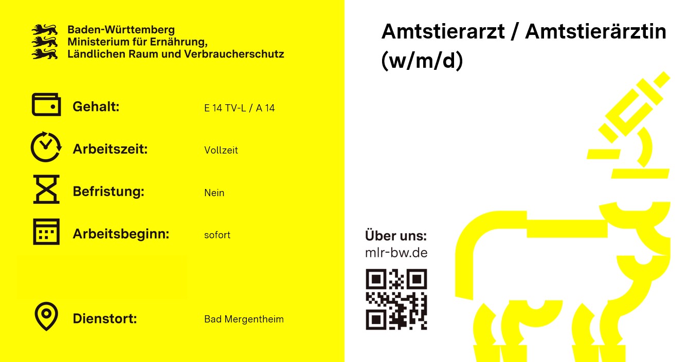  Amtstierärztin / Amtstierarzt (w/m/d)