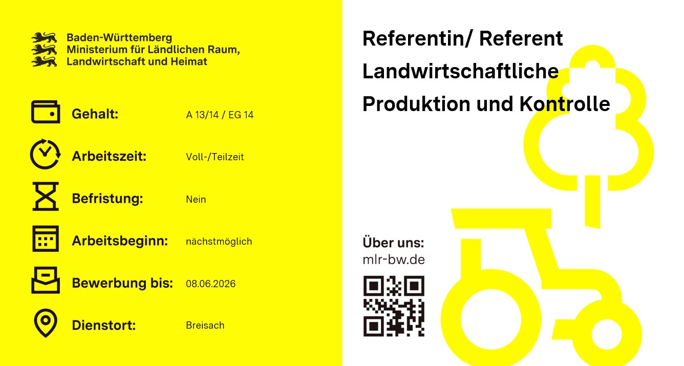 Stellenausschreibung Referentin/eines Referenten (w/m/d)