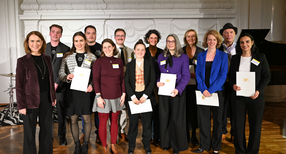 Landeslehrpreis Gruppenbild mit Petra Olschowski