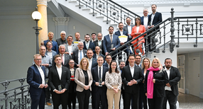 Auszeichnung der Gigabitkommunen mit Herrn Minister