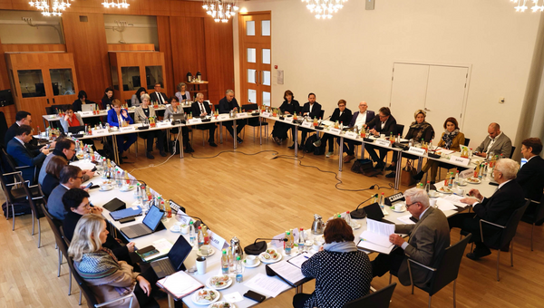 Auswärtige Kabinettssitzung in der Landesvertretung in Brüssel