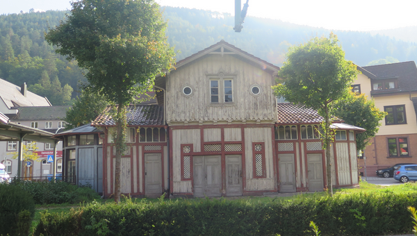 Waschhaus des ehemaligen königlichen Bahnhofs in Bad Wildbad