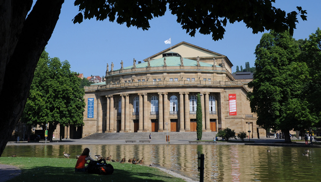 Das Opernhaus in Stuttgart